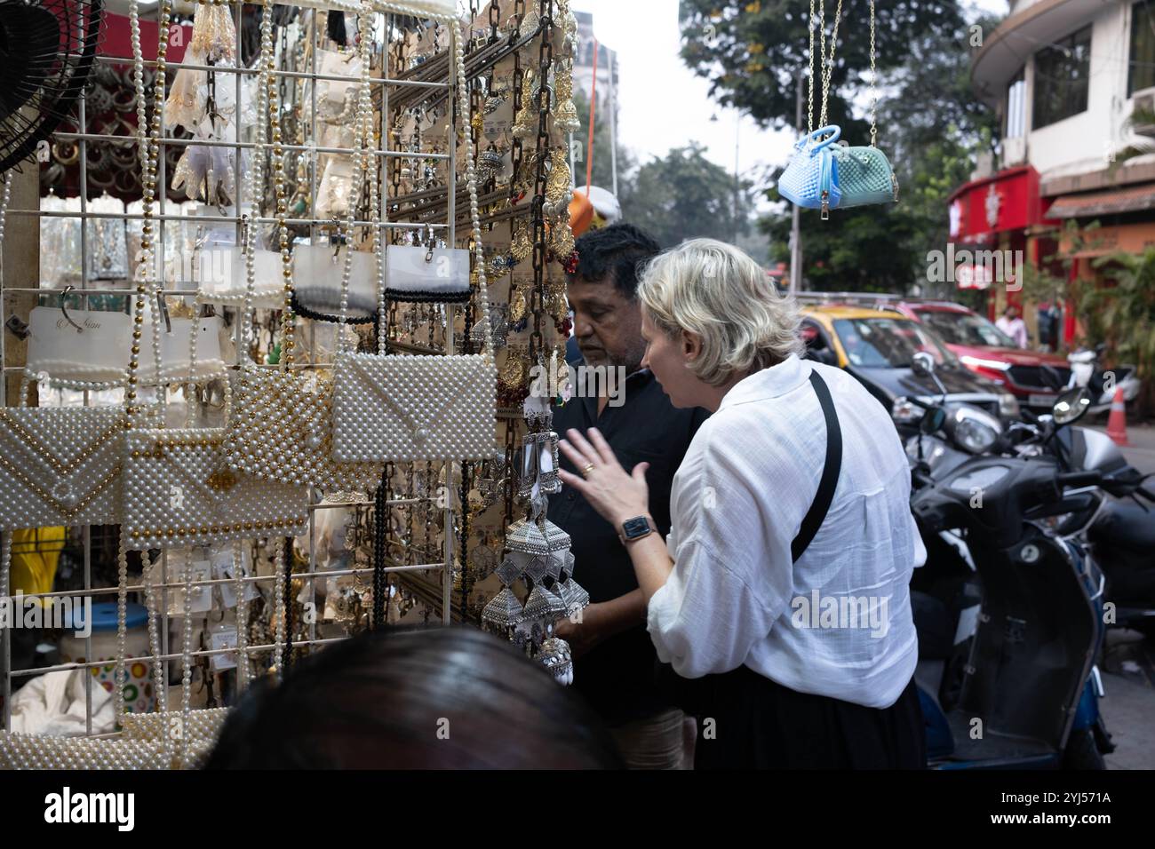 Scena di strada, Mumbai, India Foto Stock