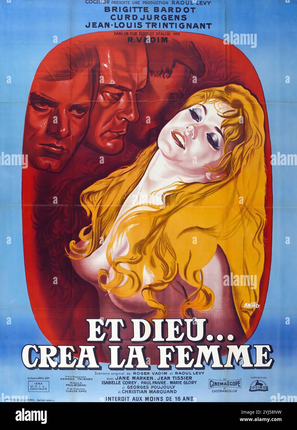 E DIO CREÒ DONNA (1956) - TITOLO ORIGINALE: ET DIEU... CREA LA FEMME, diretto da ROGER VADIM. Crediti: IENA/UCIL/COCINOR/album Foto Stock