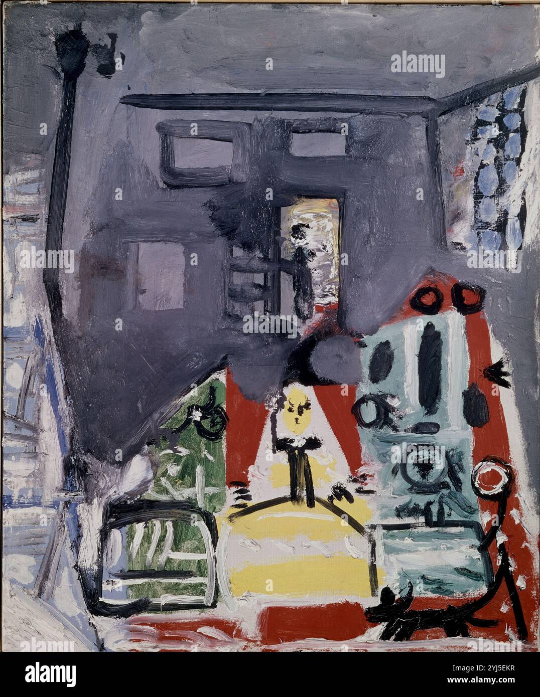 Scuola di spagnolo. Le Maids of Honour. Las Meninas. 1957. Olio su tela 46x37. Barcellona, Museo Picasso. Autore: PABLO PICASSO. Ubicazione: MUSEO PICASSO. Barcellona. SPAGNA. Foto Stock