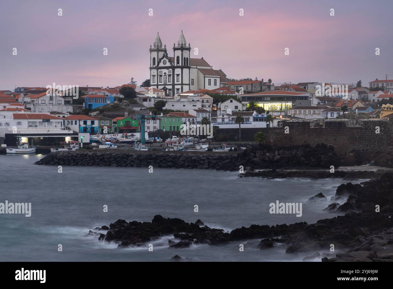 São Mateus da Calheta è una parrocchia civile del comune di Angra do Heroísmo nell'arcipelago portoghese delle Azzorre. Foto Stock