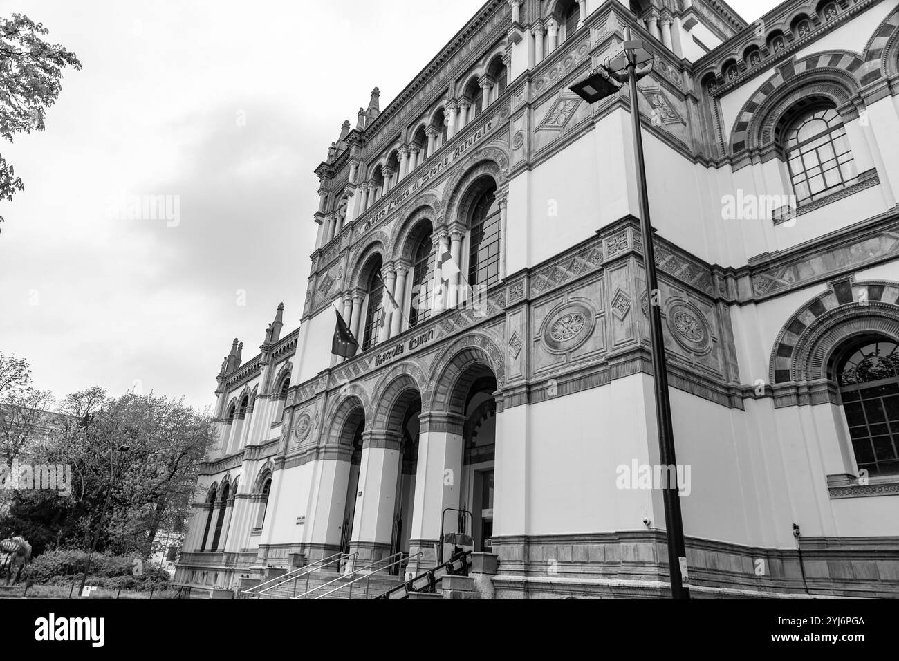 Milano, Italia - 30 marzo 2022: Il Museo di storia naturale di Milano è stato fondato nel 1838 quando il naturalista Giuseppe de Cristoforis donò le sue collezioni al Foto Stock
