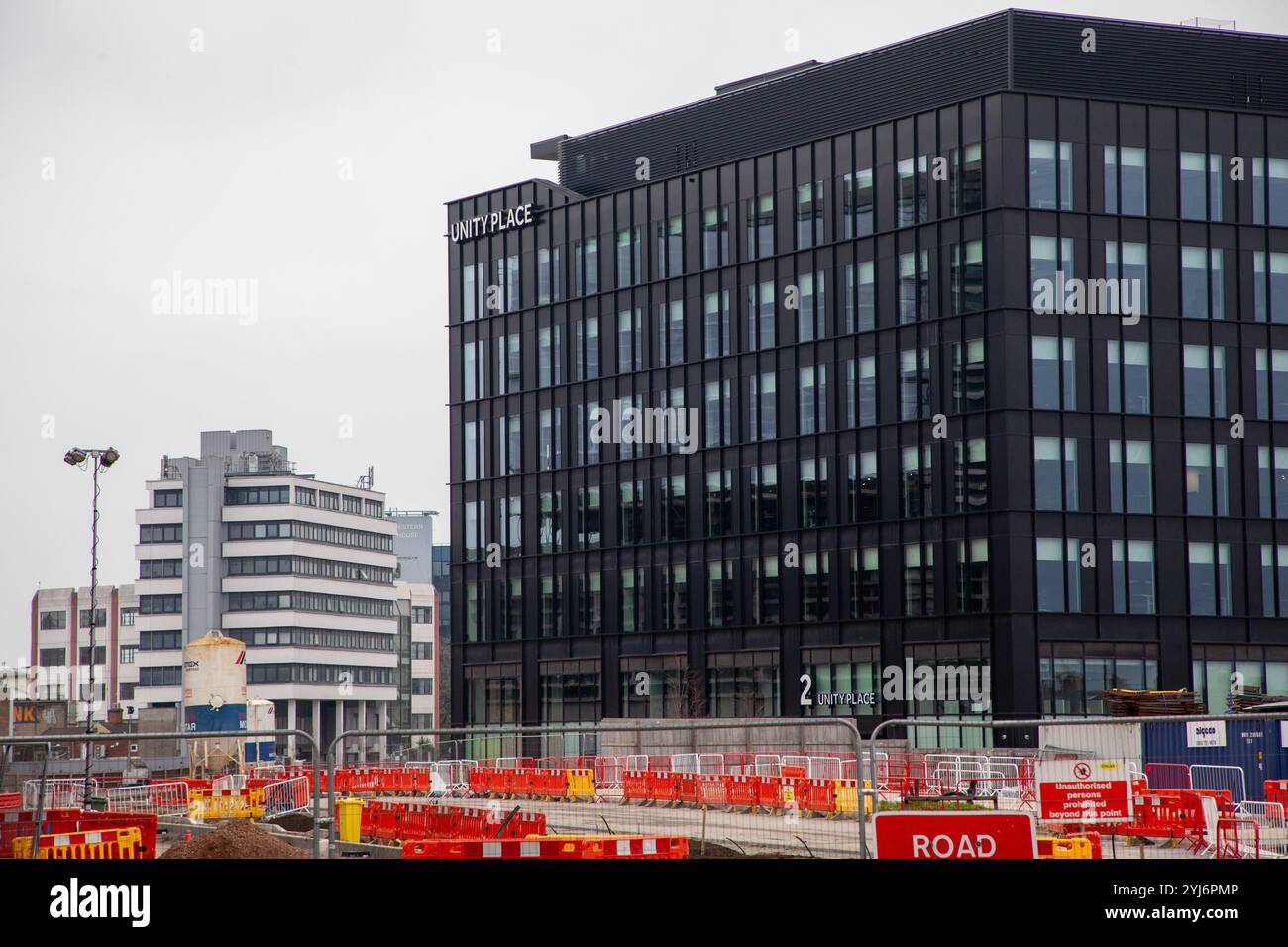 Nuovo edificio per uffici: Ufficio Zurigo Swindon - Unity Place a Swindon Foto Stock