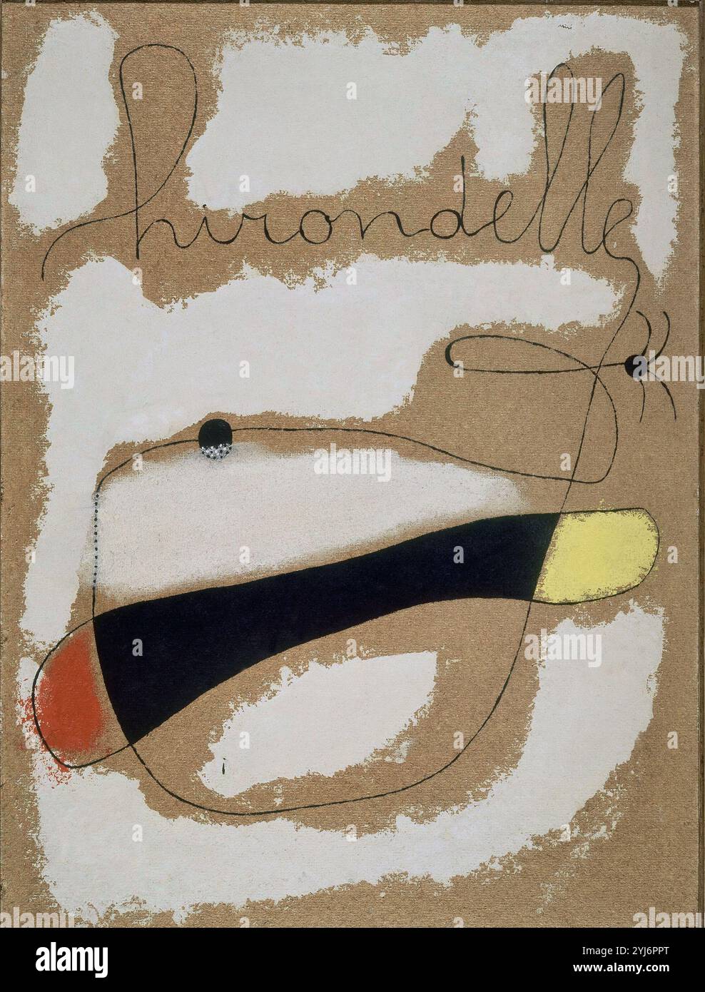 RETRATO II, 1938. Autore: JOAN MIRO. UBICAZIONE: MUSEO REINA SOFIA-PINTURA. MADRID. SPAGNA. Foto Stock