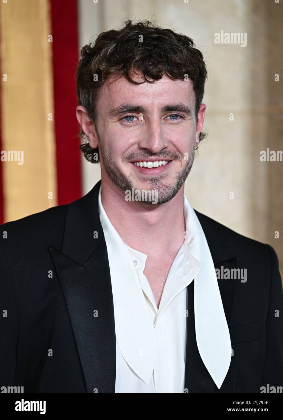 Londra, Regno Unito. 13 novembre 2024. Paul Mescal arriva alla prima mondiale del Gladiatore II, Odeon Luxe, Leicester Square. Crediti: Doug Peters/EMPICS/Alamy Live News Foto Stock