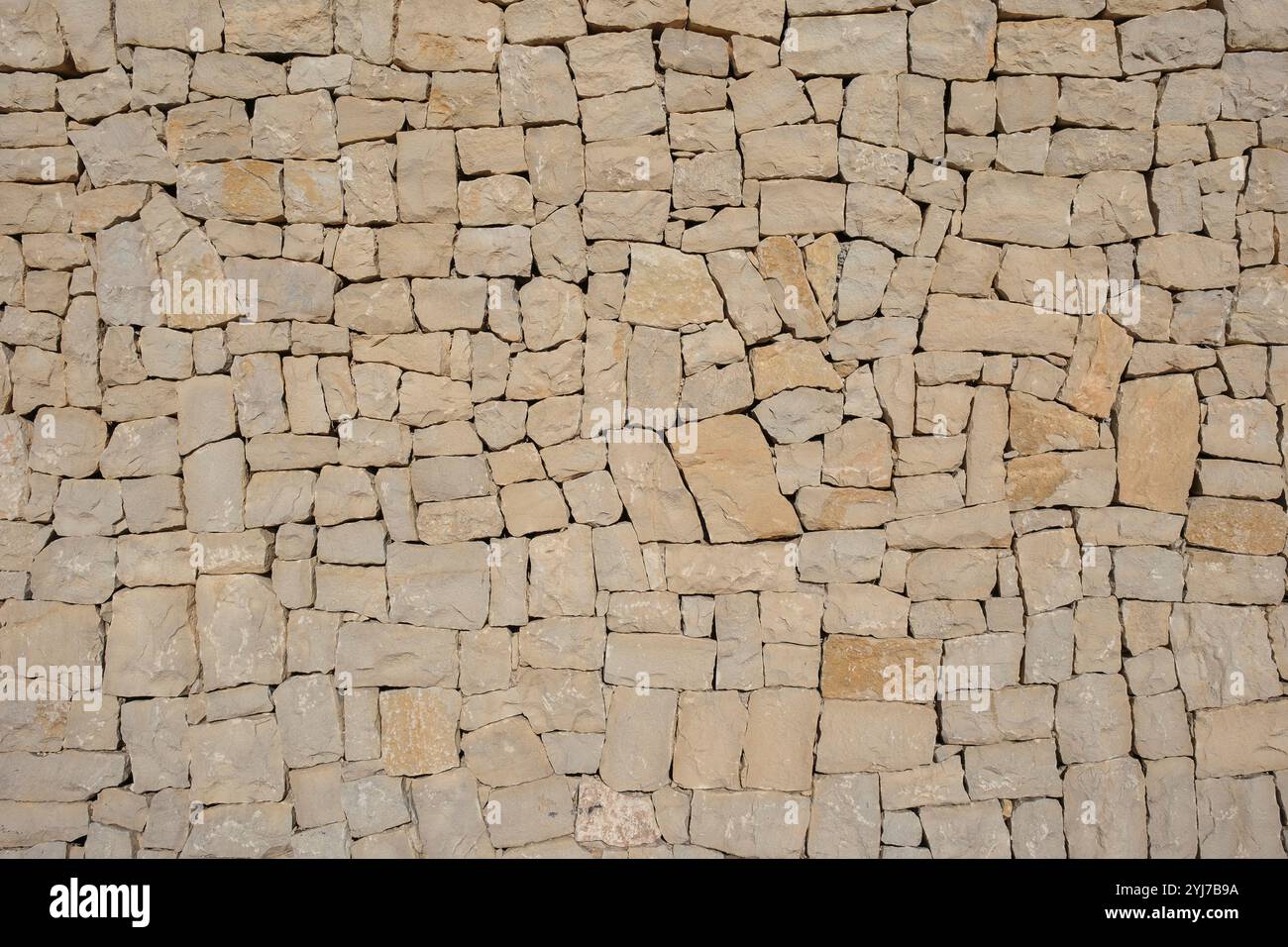 Muro di pietra a secco a Javea, provincia, Alicante Foto Stock
