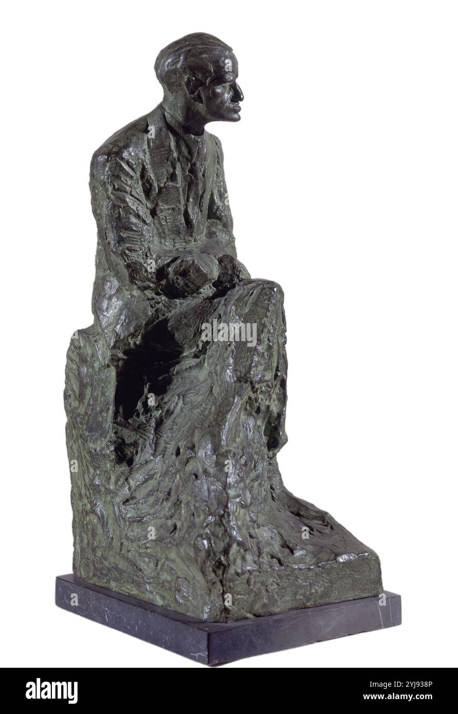 JUAN BELMONTE(C.1934)BRONCE 52X19X26 CM. AUTORE: SEBASTIAN MIRANDA Y PEREZ-HERCE (1885-1975). POSIZIONE: FUNDACION SANTANDER, CENTRO DI HISPANO. MADRID. SPAGNA. Foto Stock