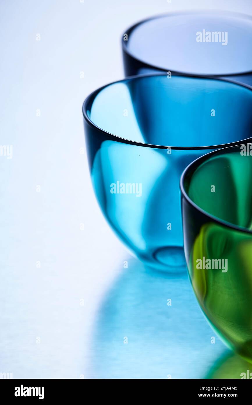 Vetro a tre colori Foto Stock