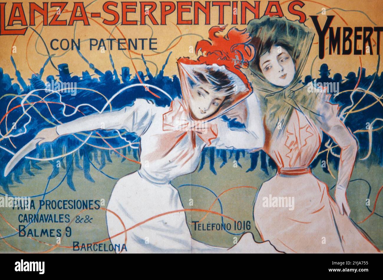 Poster modernista di Miquel Utrillo. Autore: MAURICE UTRILLO. Foto Stock