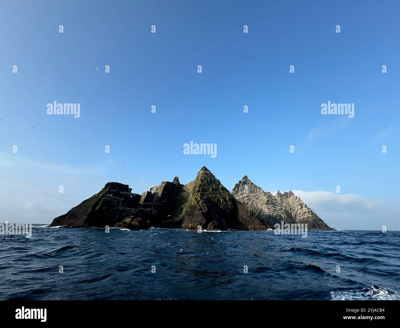 Little Skellig Island al largo della costa sud-occidentale dell'Irlanda, nella contea di Kerry. Foto Stock