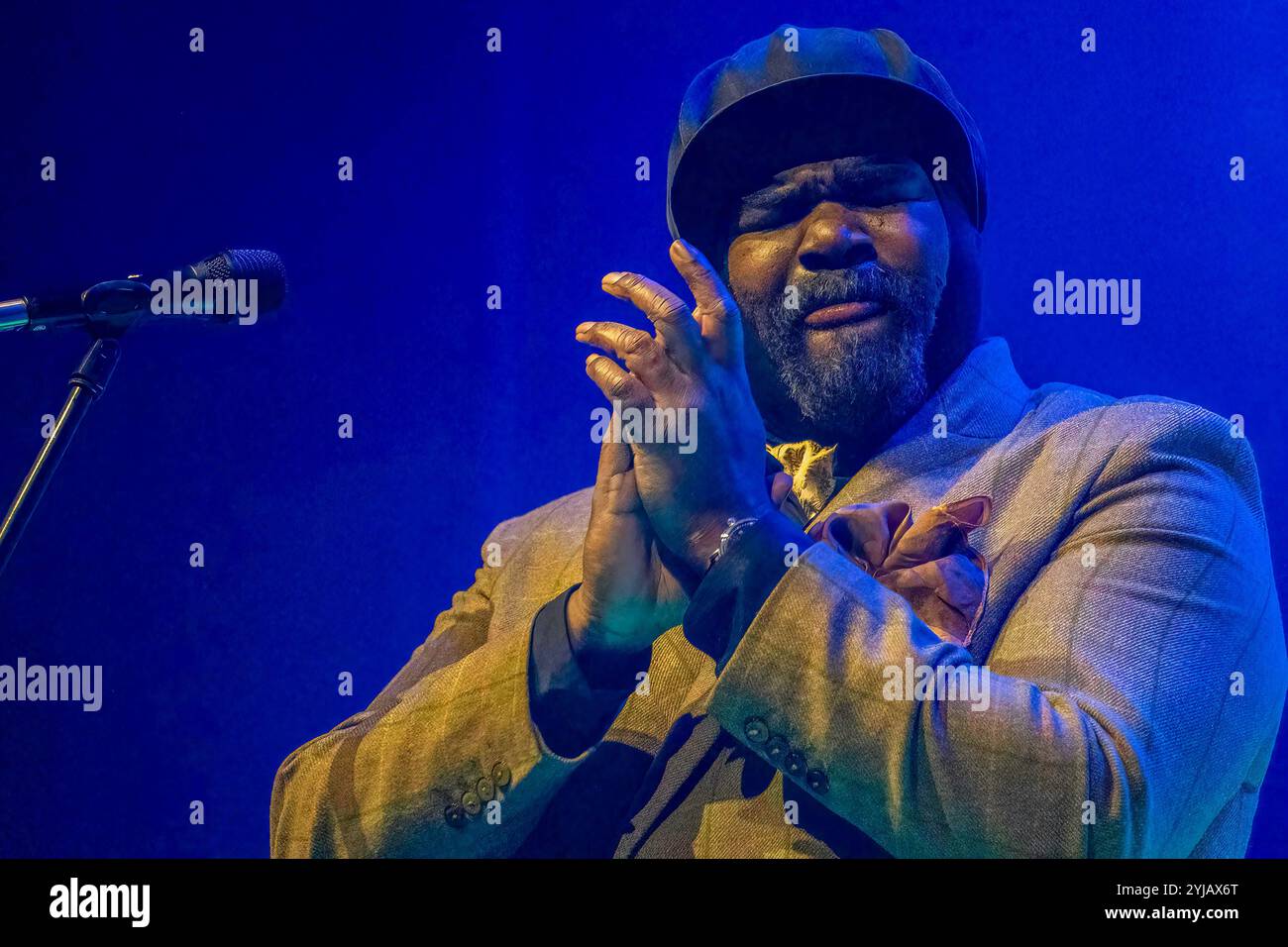 Stadthalle Gregory Porter auf dem Jazzfest Aalen 2024 *** Stadthalle Gregory Porter al Jazzfest Aalen 2024 Copyright: XEibner-Pressefoto/deondox EP WST Foto Stock