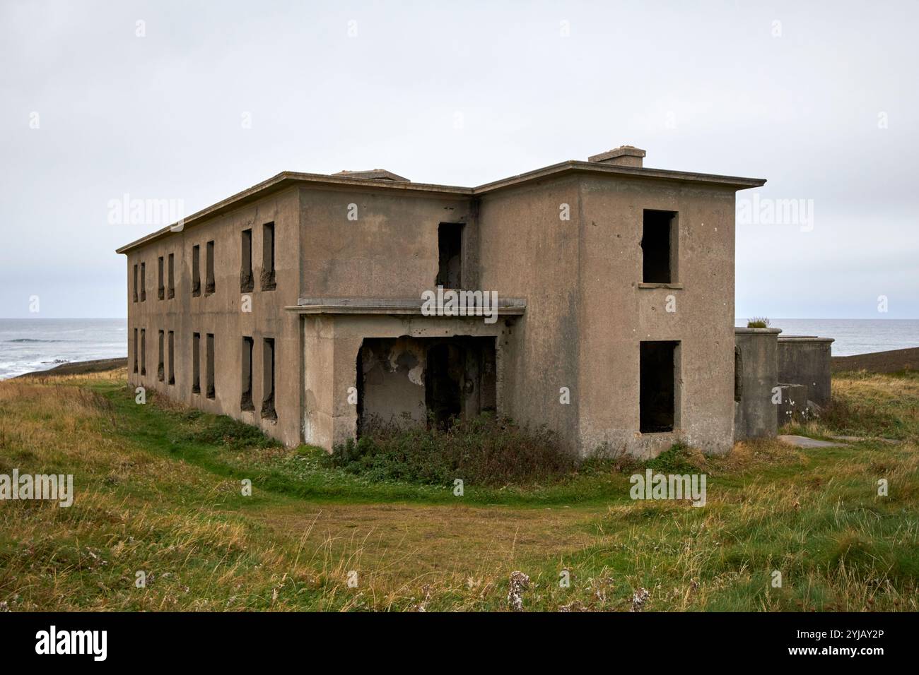 vecchia stazione di guardia costiera fanad capo cionn fhanada, contea di donegal, repubblica d'irlanda Foto Stock