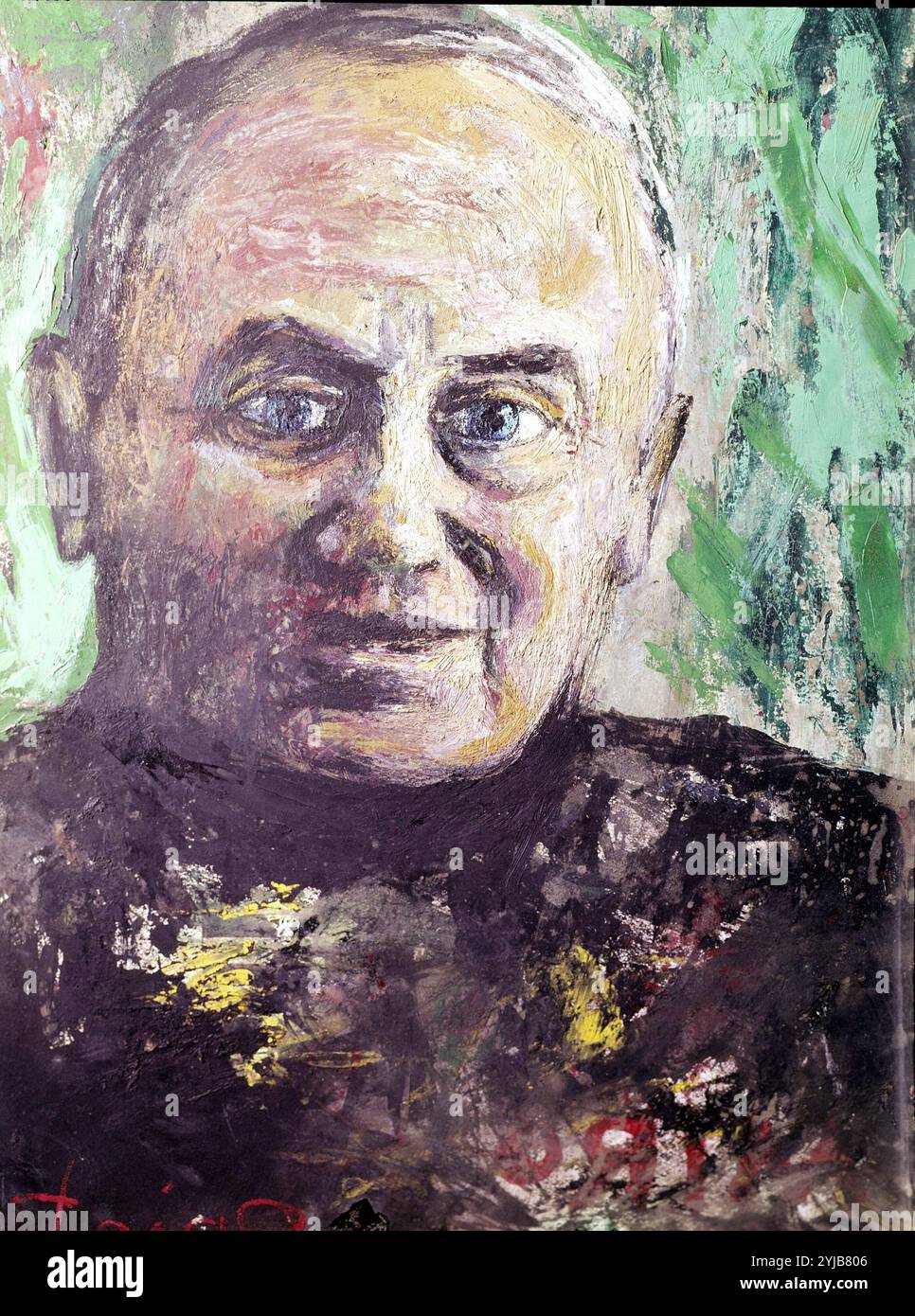 MIRO , Joan. PINTOR ESPAÑOL. Barcellona 1893 - 1983. OLEO DE GREGORIO PRIETO. Foto Stock