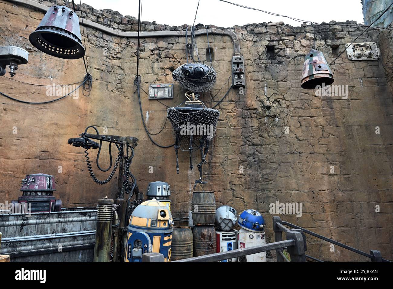 Star Wars Droid Repair Station - Galaxy's Edge Foto Stock