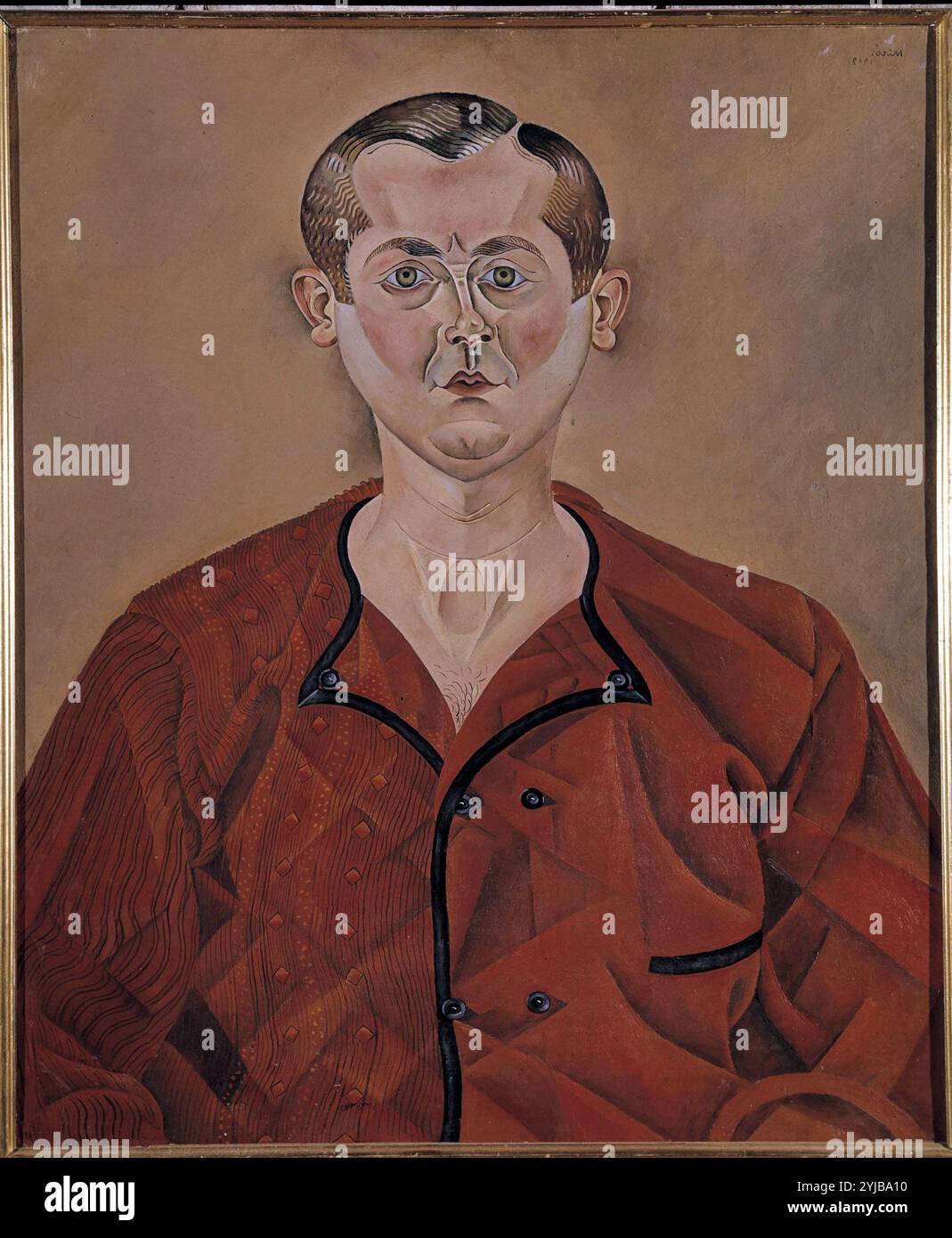 MIRO , Joan. PINTOR ESPAÑOL. Barcellona 1893 - 1983. ' AUTORRETRATO '. Foto Stock