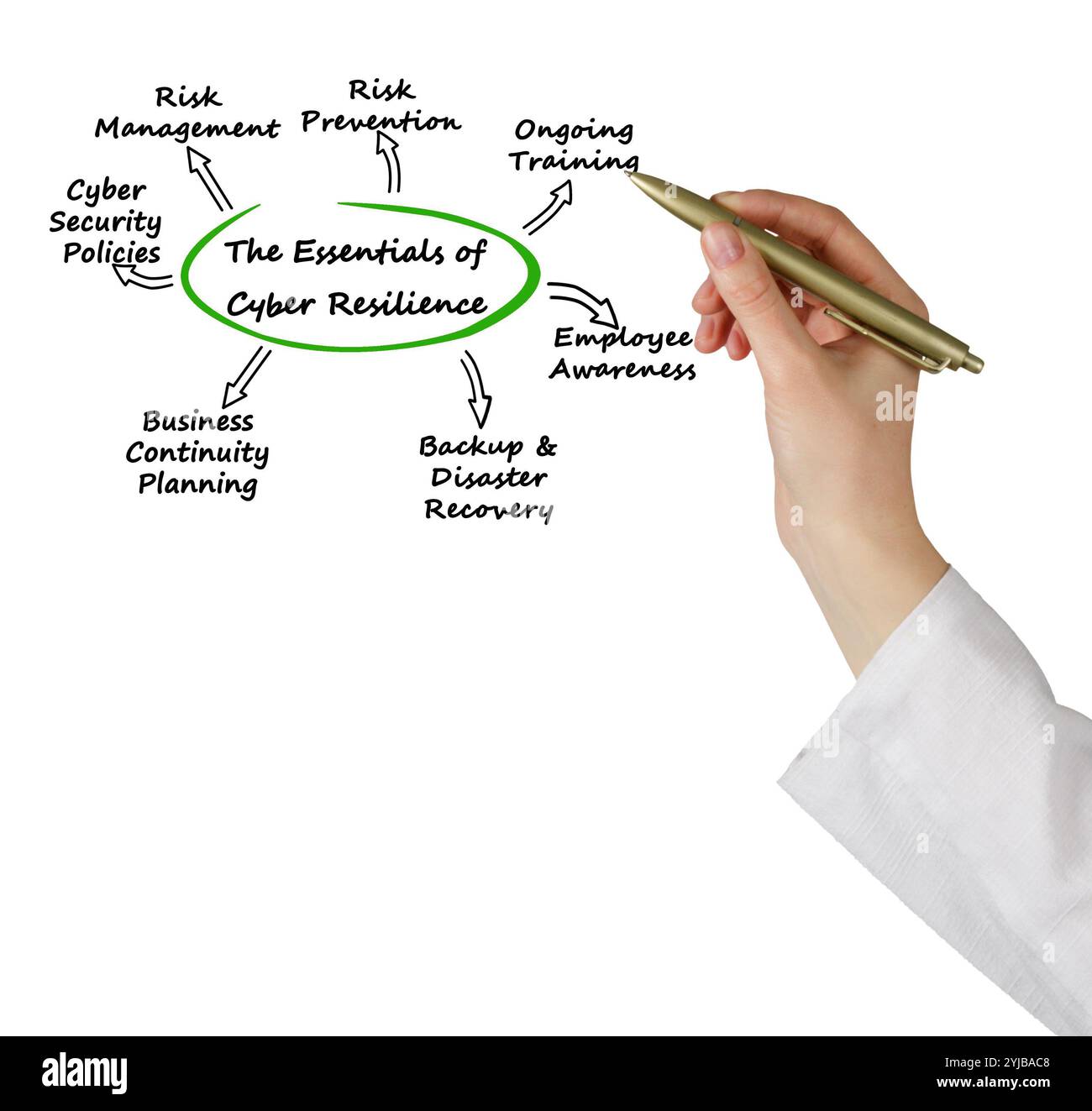 Gli elementi essenziali della resilienza informatica Foto Stock