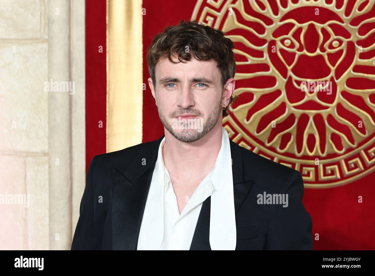 Paul Mescal, Gladiator II - Global Premiere, Leicester Square, Londra, Regno Unito, 13 novembre 2024, foto di Richard Goldschmidt Foto Stock