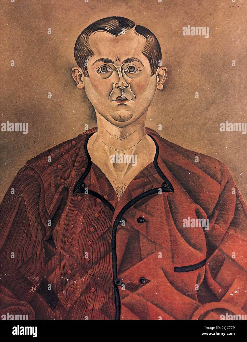 Autorretrato/1919. MUSEO: COLECCION CATHERINE HUTIN MOUGINS FRANCIA. AUTORE: JOAN MIRO Y FERRA. Foto Stock