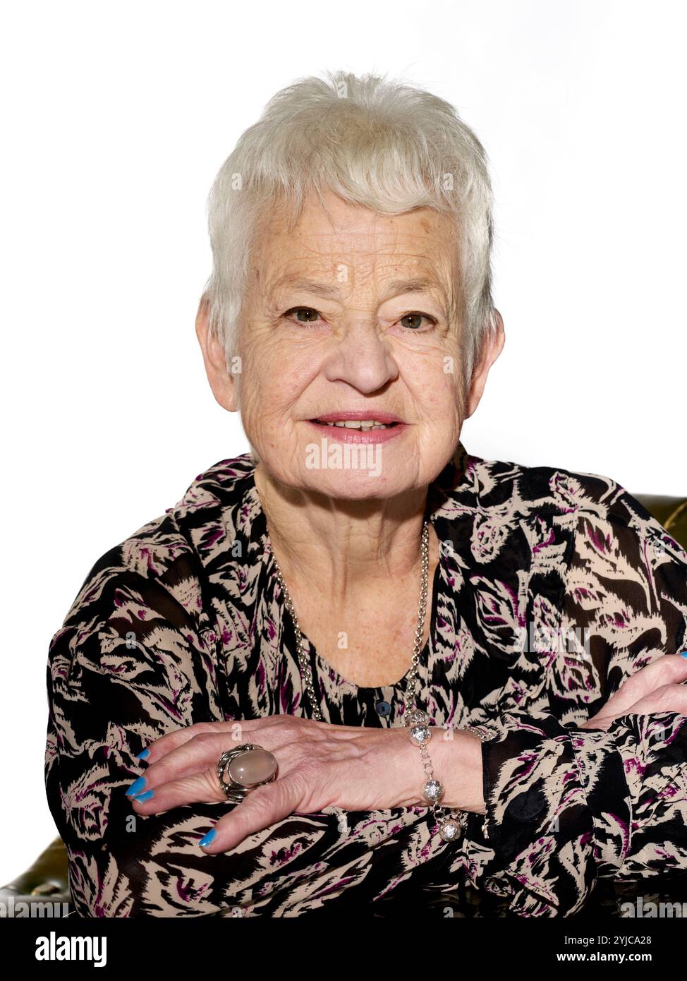 Jacqueline Wilson all'Oldie Literary Lunch 12/11/24 Foto Stock