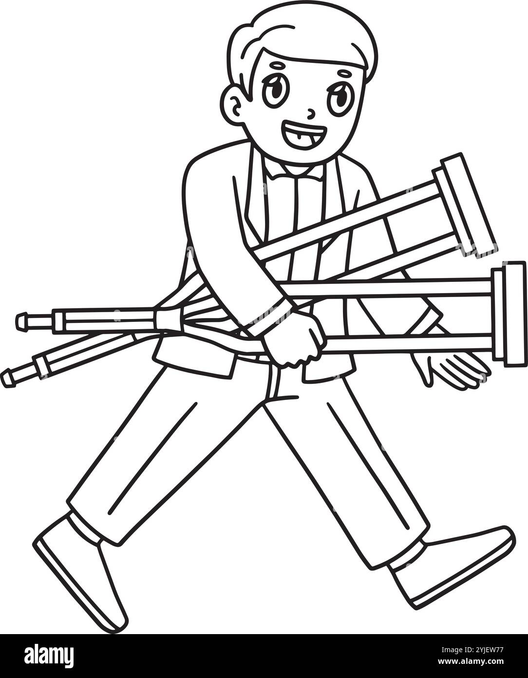 Medico con cane da passeggio per paziente isolato Illustrazione Vettoriale