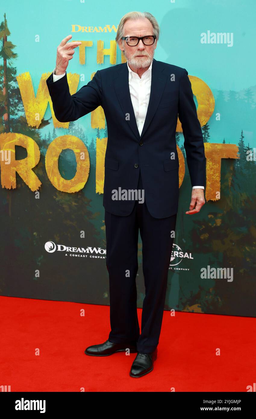 Bill Nighy partecipa al "The Wild robot" Headline Gala durante il 68° BFI London Film Festival alla Royal Festival Hall di Londra. Foto Stock