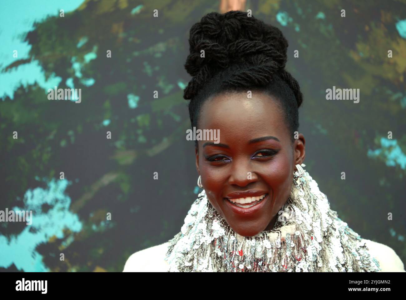 Lupita Nyong'o partecipa al "The Wild robot" Headline Gala durante il 68° BFI London Film Festival alla Royal Festival Hall di Londra. Foto Stock