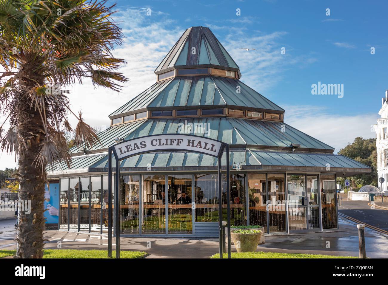 Luogo di ritrovo di Folkestone Leas Cliff Hall. Foto Stock