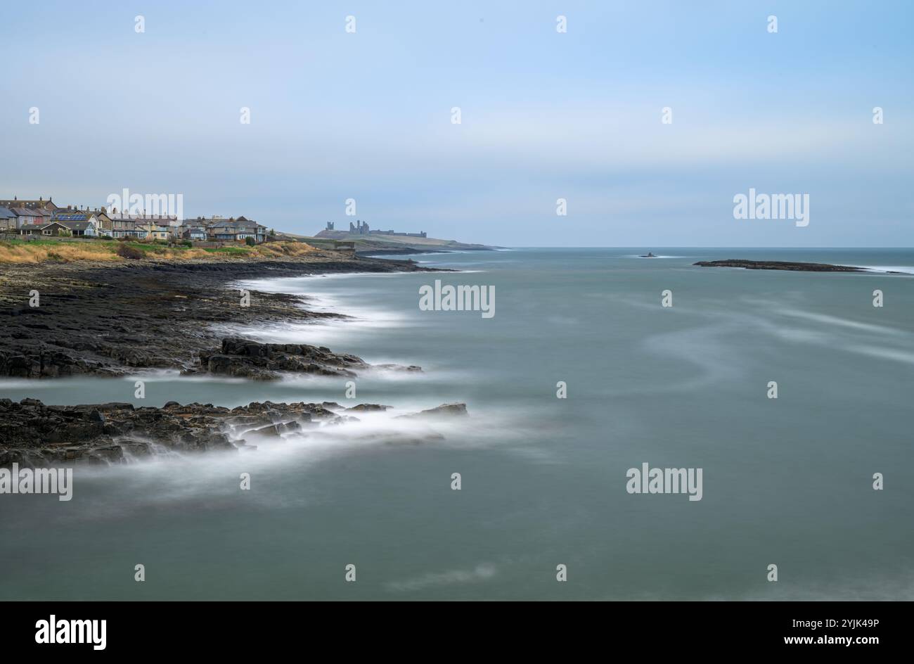 Northumberland Beaches uk sul mare del nord Foto Stock