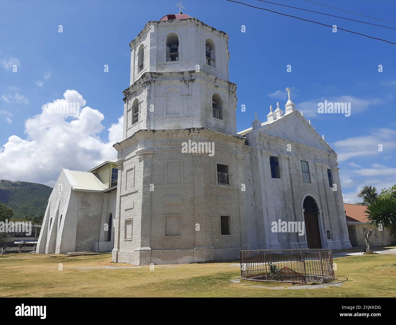 Chiesa di nostra Signora dell'Immacolata Concezione a Oslob, nel sud dell'isola di Cebu, nelle Filippine Foto Stock