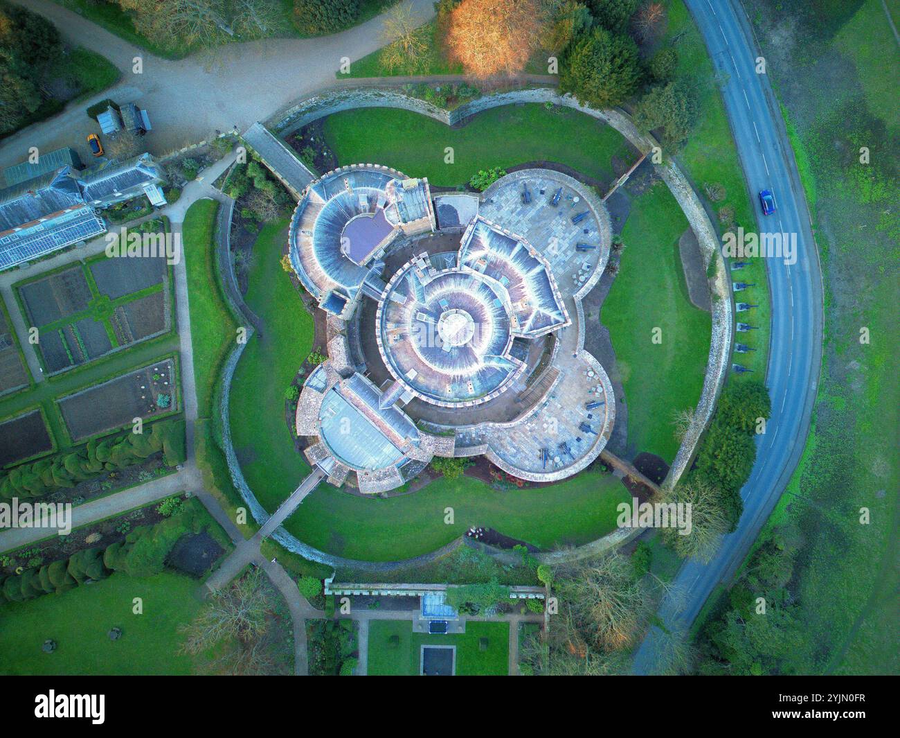 Castello di Walmer Tudor a Walmer Kent Foto Stock