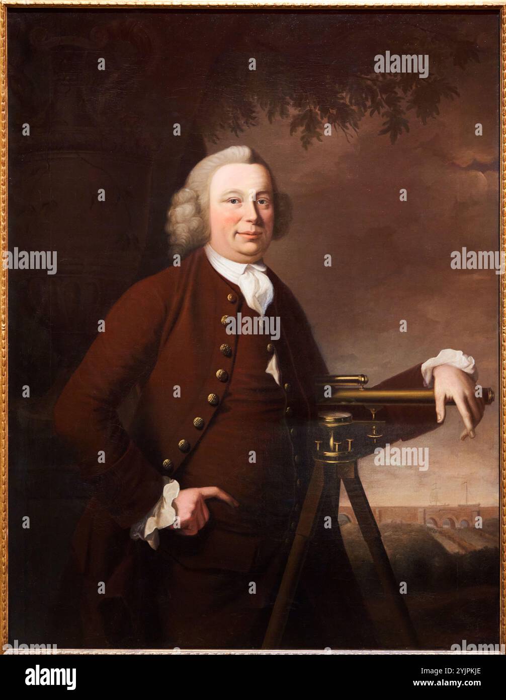 James Brindley, (1716-1772), 1770, di Francis Parsons, National Portrait Gallery, Londra, Regno Unito. Foto Stock