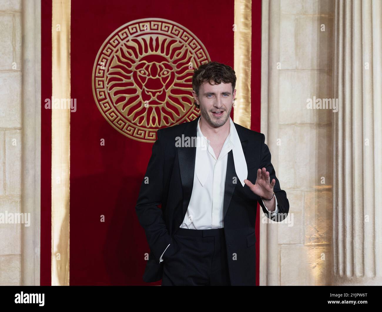 Londra, Regno Unito. 13 novembre 2024. Paul Mescal partecipa al Gladiator II Global Premiere Red Carpet Arrivals a Leicester Square, 13 novembre 2024 a Londra, Inghilterra, Regno Unito. Credito: S.A.M./Alamy Live News Foto Stock