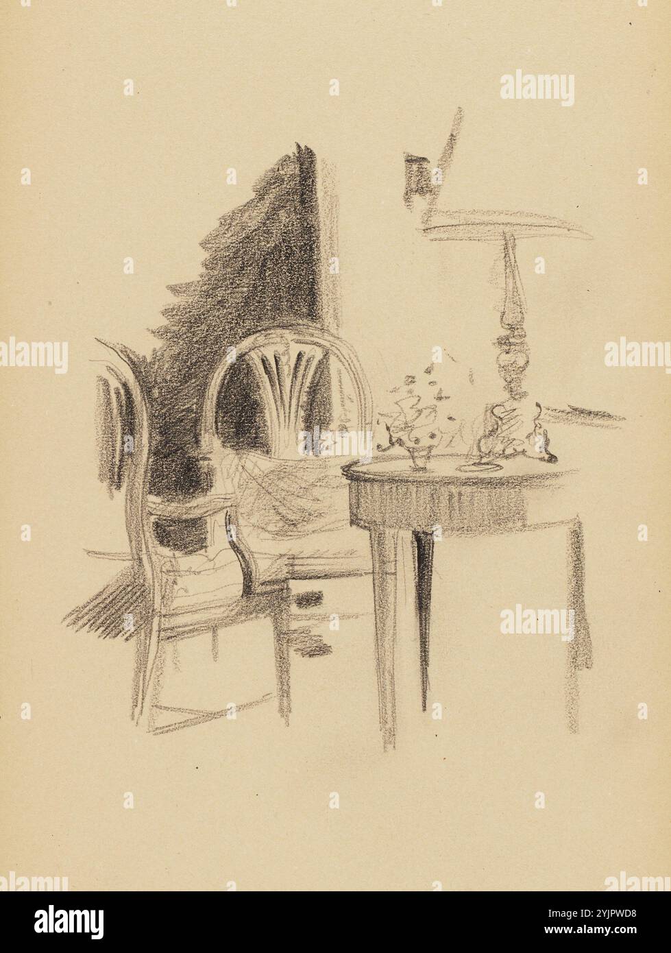 RITRATTO, uomo, Marcus Collin, mezzo corpo, vista laterale, cappello, 30 cm x 23 cm, Aalto, Ilmari, Marcus Collin, caricatura, 1933, pennarello e matita, disegno Foto Stock