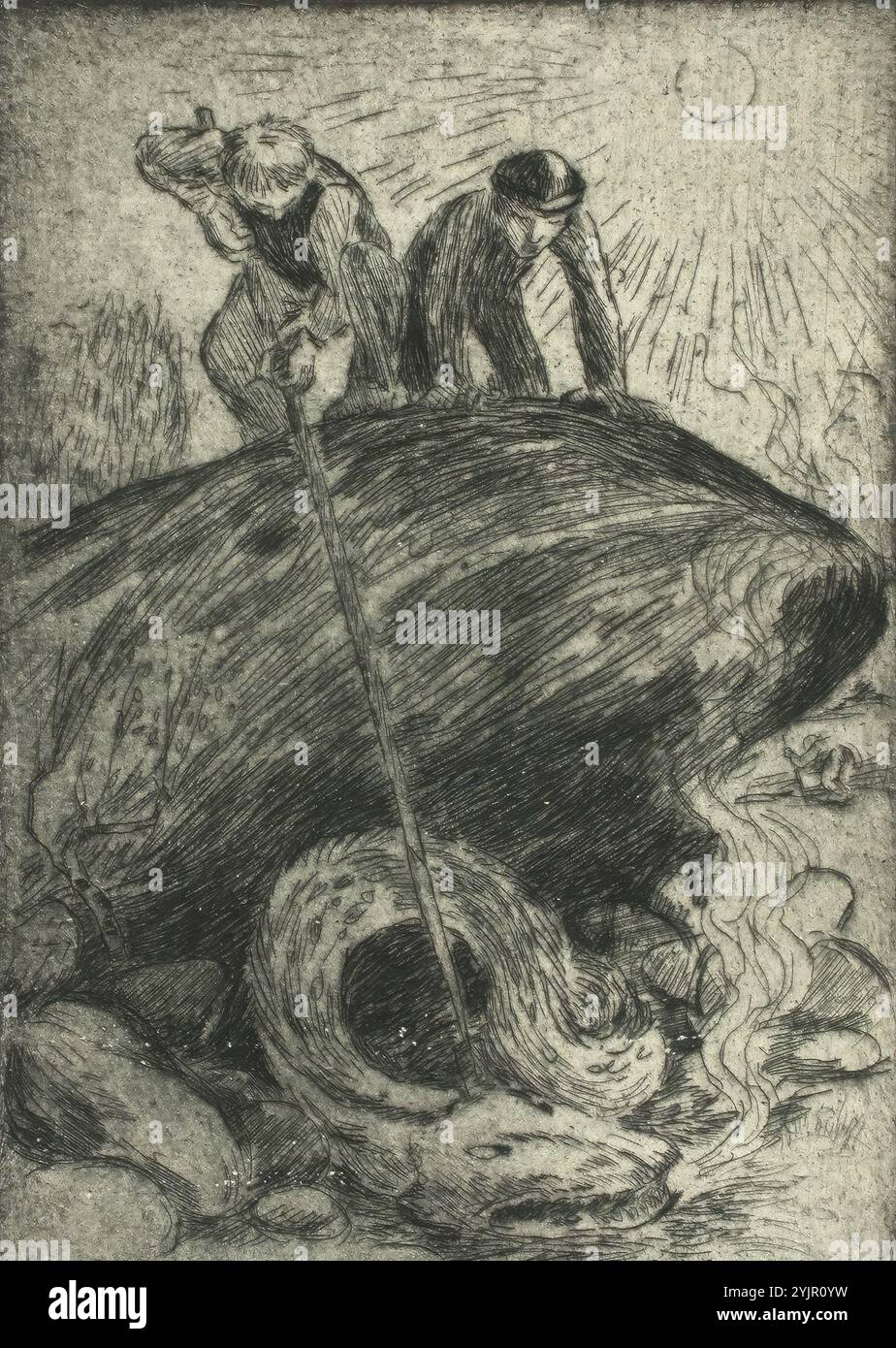 Holmberg, Werner, lavoro, ampia vista delle montagne, esercizio, gamma, Germania, 24,5 cm x 38 cm Foto Stock