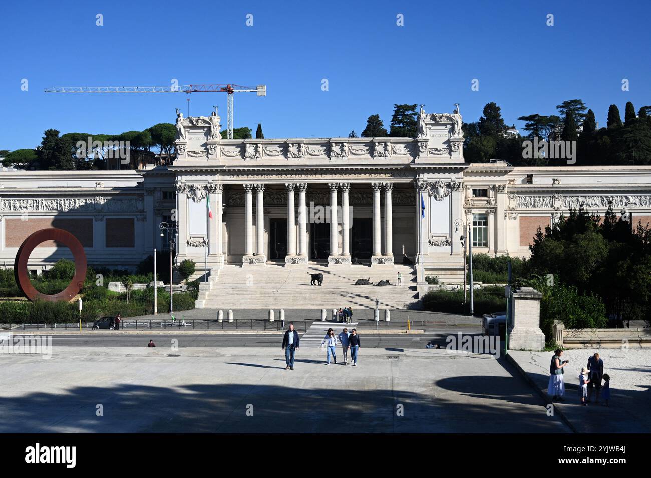 Roma, Italia - 1 novembre 2024: Galleria Nazionale di Arte moderna e Contemporanea di Roma. Foto Stock