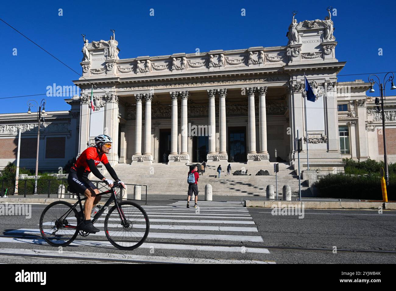 Roma, Italia - 1 novembre 2024: Galleria Nazionale di Arte moderna e Contemporanea di Roma. Foto Stock