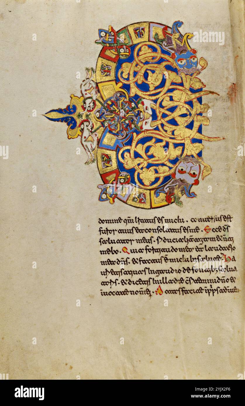 Abitato iniziale C; Breviario, 1153. Foto Stock