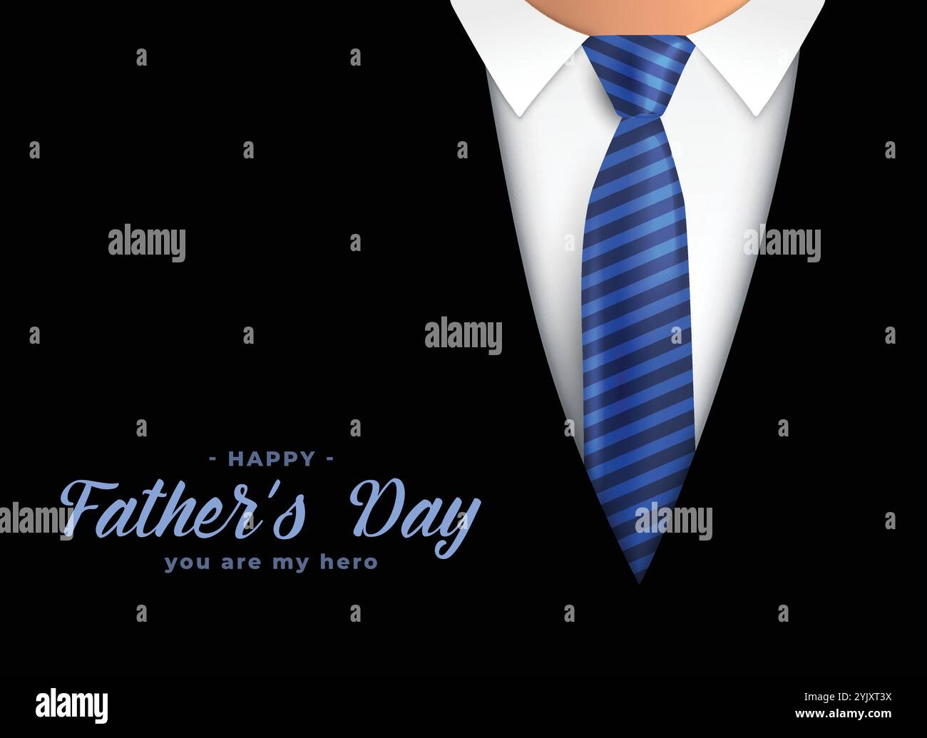Felice giorno padri hero papà sfondo Illustrazione Vettoriale