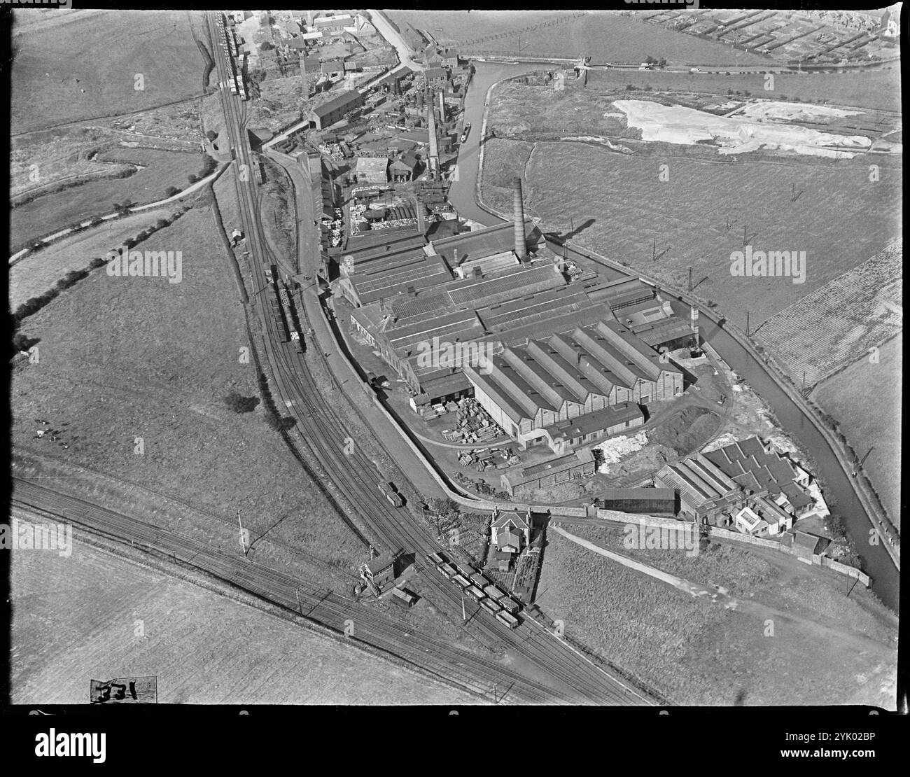 British Aluminium Works, Milton, Staffordshire, c1930. Foto Stock