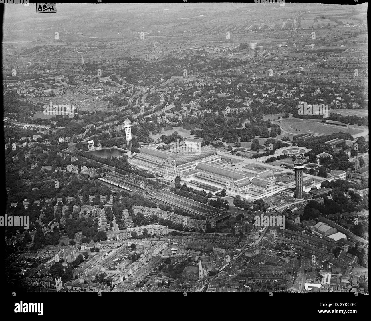 Crystal Palace, Crystal Palace Park, Londra, 1930. Foto Stock