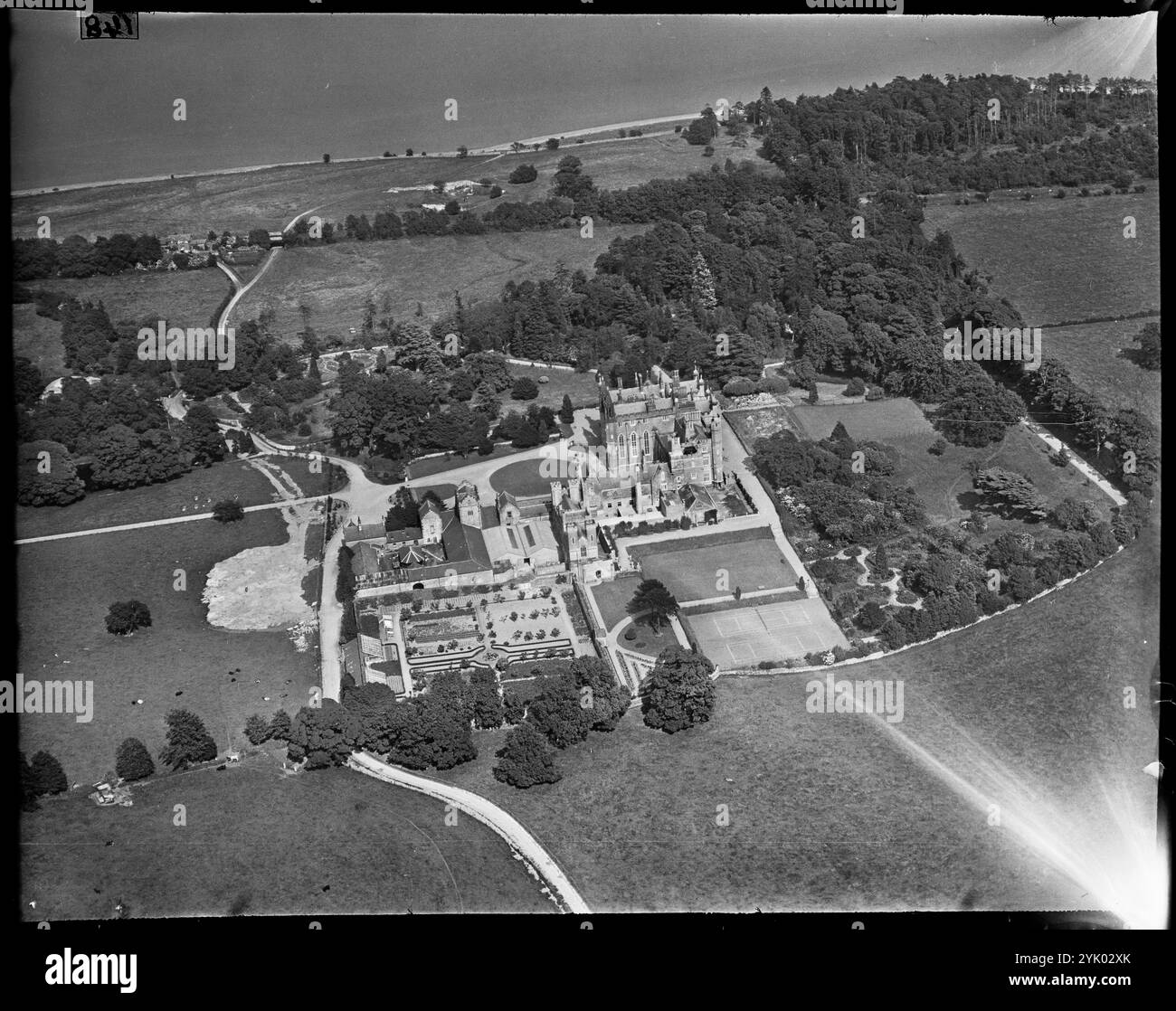 Conishead Priory, Ulverston, Cumbria, 1930. Foto Stock