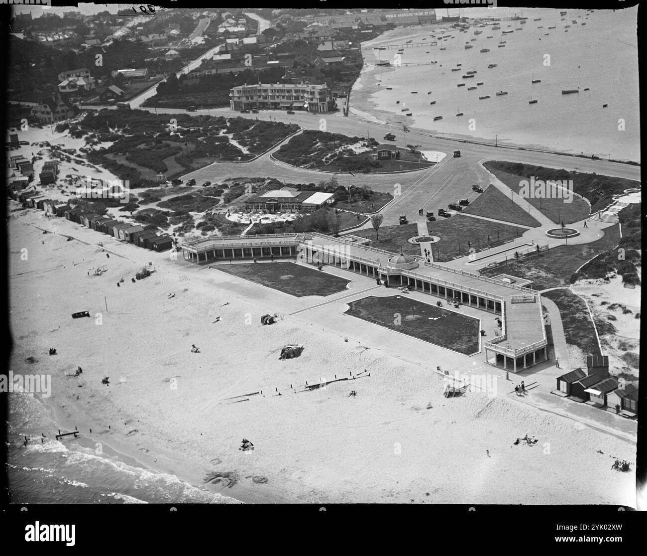 The Pavilion, Sandbanks, Dorset, c1930. Foto Stock