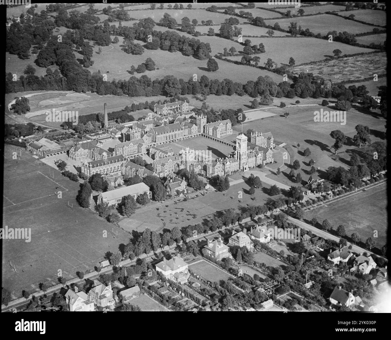 La Royal Masonic School for Boys, Bushey, Hertfordshire, 1930. Foto Stock