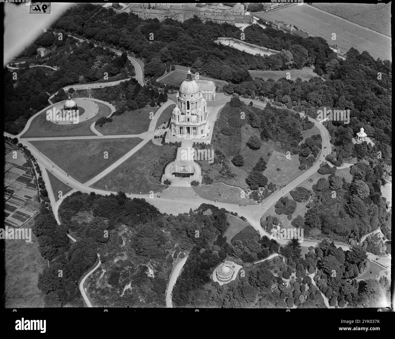 Ashton Memorial, Williamson Park, Lancaster, Lancashire, anni trenta. Foto Stock