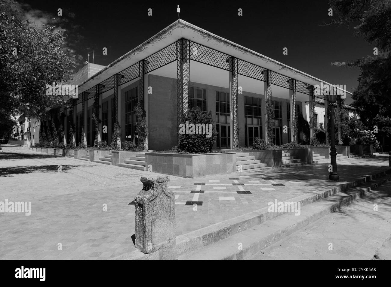 L'edificio Picadero Cubierto RMCR, Ronda City, Andalusia, Spagna Foto Stock