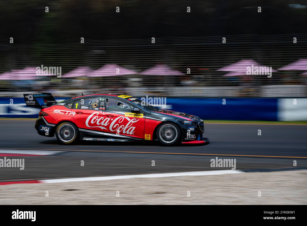 Adelaide, Australia del Sud, Australia. 16 novembre 2024. KAI ALLEN (1) alla guida della Eggleston Motorsport Holden ZB Commodore sabato, alla prova VAILO Adelaide 500 2024 del campionato Repco Supercars sul circuito di Adelaide Street il 16 novembre 2024 ad Adelaide, in Australia. (Credit Image: © James Forrester/ZUMA Press Wire) SOLO PER USO EDITORIALE! Non per USO commerciale! Foto Stock