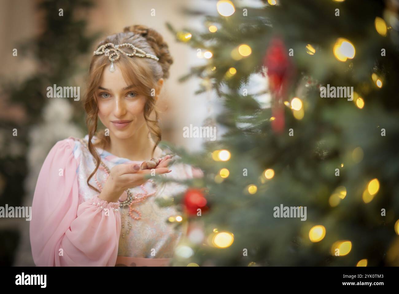 La mostra invernale tre nocciole per Cenerentola inizia il 21 novembre. Il castello di Moritzburg è stato trasformato in un castello da favola per la tredicesima volta Foto Stock