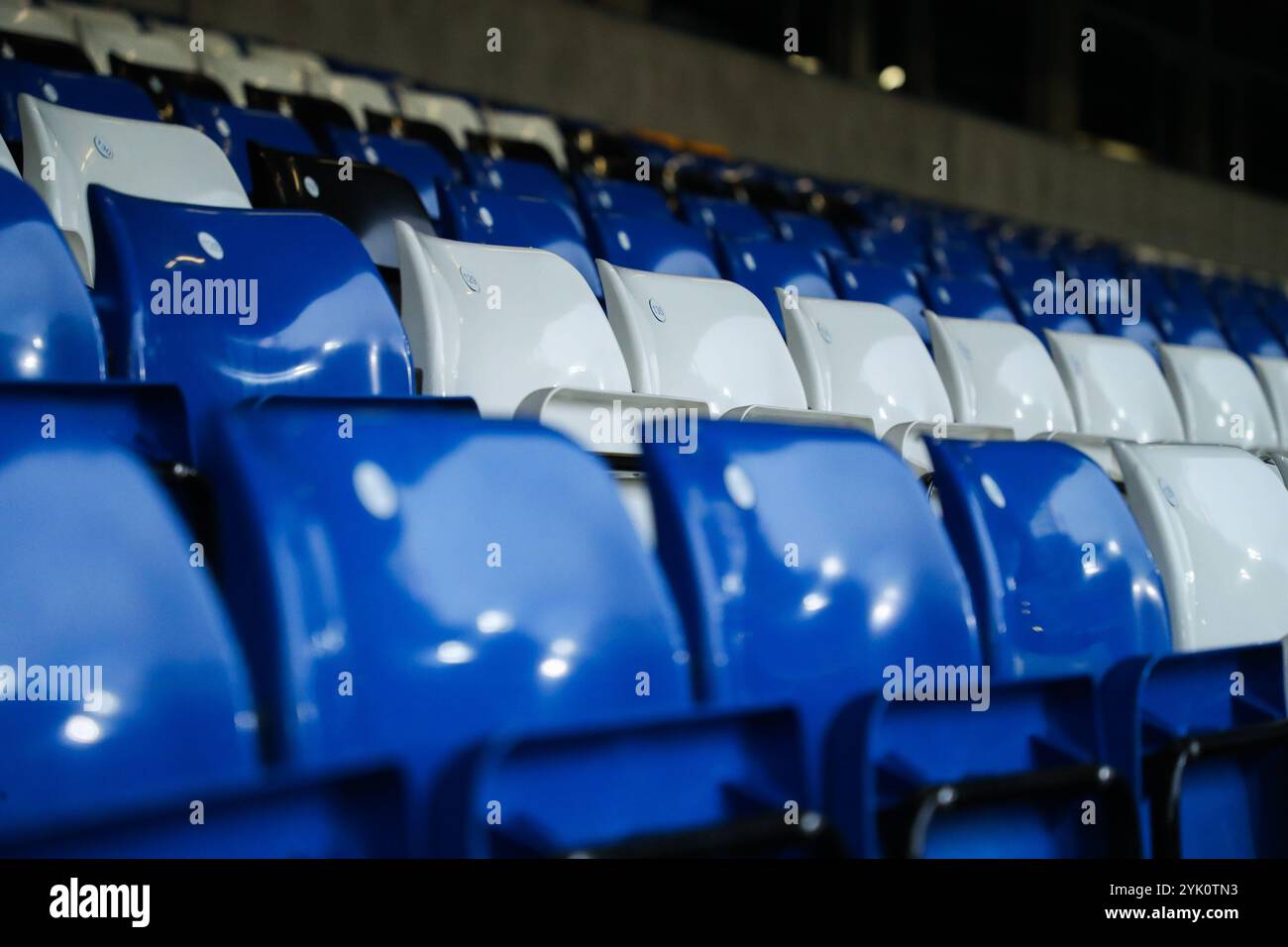 Una vista dettagliata di Stamford Bridge prima del Barclays Women's Super League Match Chelsea FC Women vs Manchester City Women allo Stamford Bridge, Londra, Regno Unito, 16 novembre 2024 (foto di Izzy Poles/News Images) Foto Stock