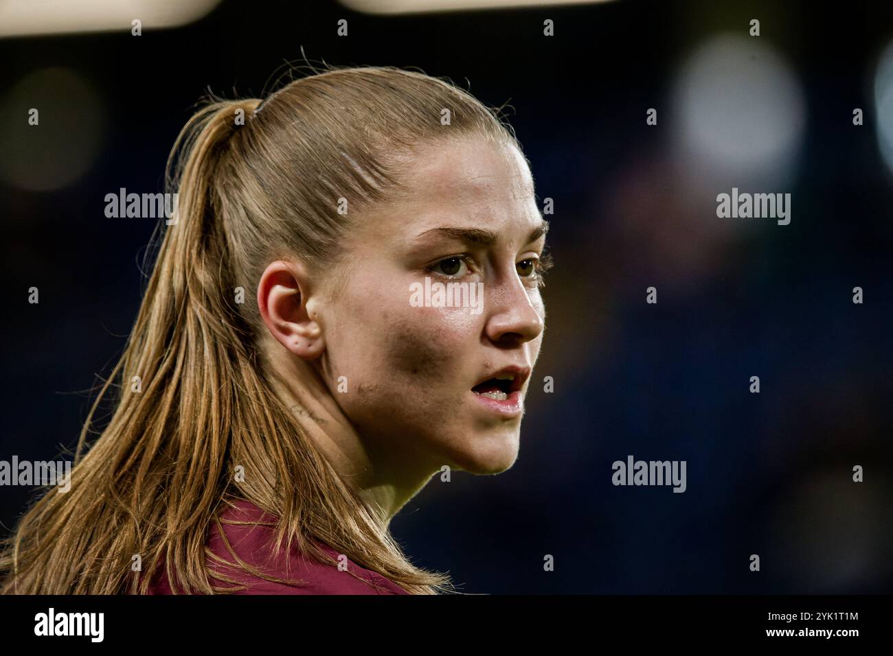 Londra, Regno Unito. 16 novembre 2024. Londra, Inghilterra, 16 novembre 2024: Jess Park (16 Manchester City) durante la partita della Womens Super League tra Chelsea e Manchester City allo Stamford Bridge di Londra. (Pedro Porru/SPP) credito: SPP Sport Press Photo. /Alamy Live News Foto Stock