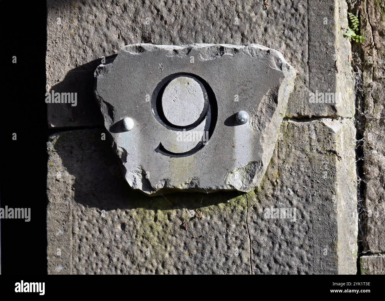Numero civico. 9 Thorny Hills, Kendal, Cumbria, Inghilterra, Regno Unito, Europa. Foto Stock