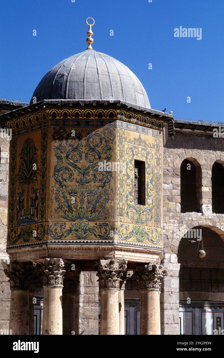 In Siria, a Damasco, Moschea omayyade, Foto Stock